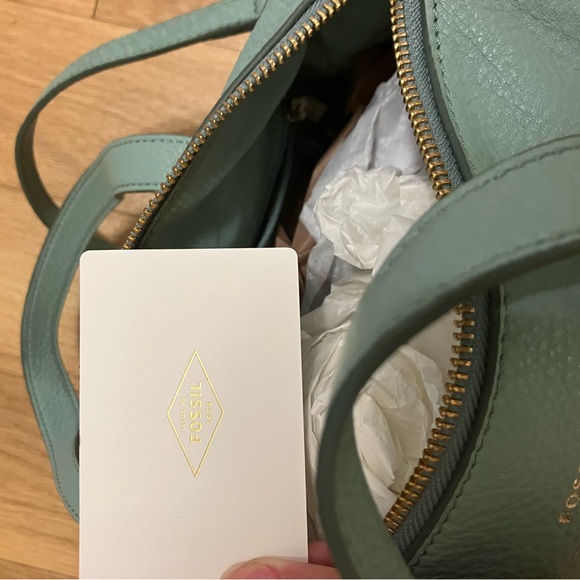 Fossil Sydney Satchel - Seaglass Leather - Picture 5 of 9